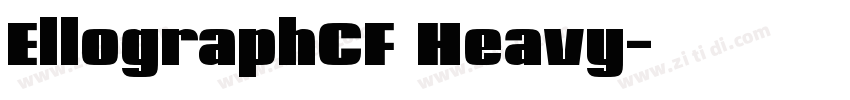 EllographCF Heavy字体转换 EllographCF Heavy字体转换